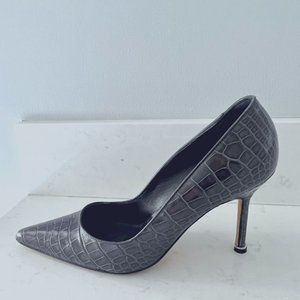 Manolo Blahnik Crocodile Pumps
